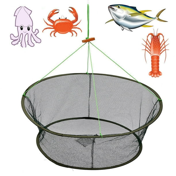 3 Size Foldable Crab Fish Crawdad Shrimp Minnow Fishing N7M3 Trap Bait Dip A2T1